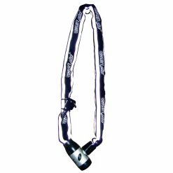 Security Plus RKS 140 - Kättinglås - 6 Mm - 140 Cm Lång - Med Nyckel - Svart