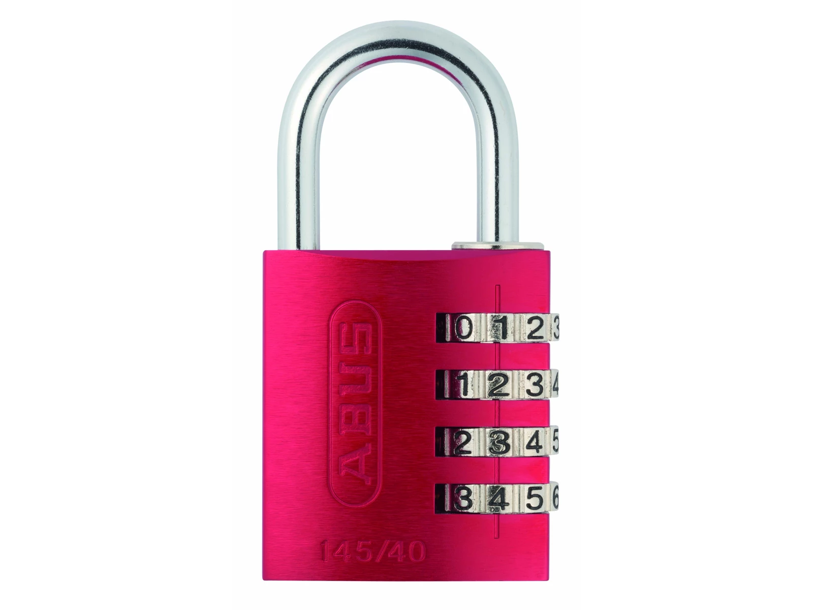 Hänglås Abus 145/40 Rött Med Fyrsiffrig Kod
