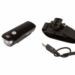 Cateye VOLT100 - Framlykta - 100 Lumen - HL-EL150RC USB - Svart