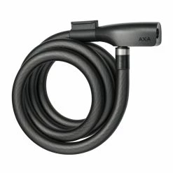 Axa Basta AXA Resolute 15-180 - Spirallås Med Lås - 180 Cm - Svart