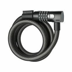 Axa Basta AXA Resolute C15-180 - Spirallås Med Kod - 180 Cm - Svart