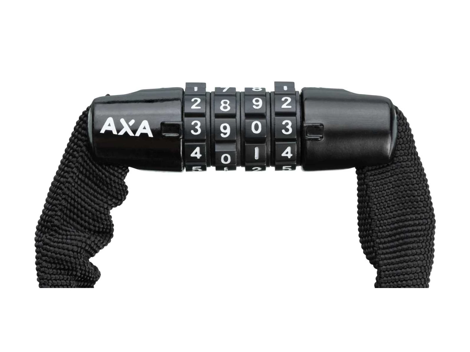 Axa Basta AXA - RIGID - Kättinglås Till Barncykel - 1200X3,5mm Med Kod - Svart