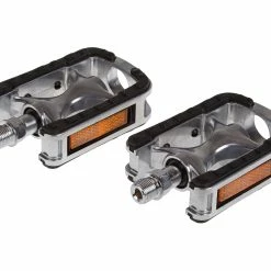 Diverse Pedaler - Aluminium - Non Slip - Gummi - Silver