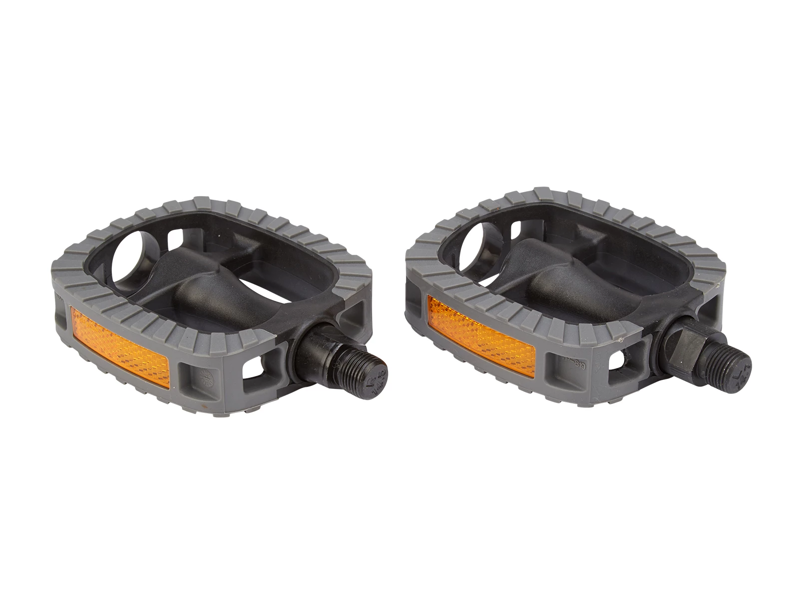 Diverse VP - Pedaler - City Bike - Med Gummi Och Reflexer - Svart