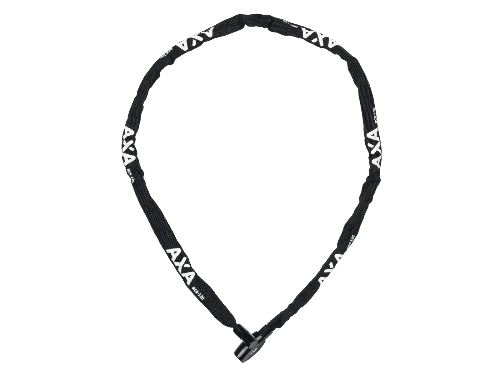 Axa Basta AXA Rigid RCK 120 / 3.5 - Kedjelås Med Nyckel - 120 Cm - Svart