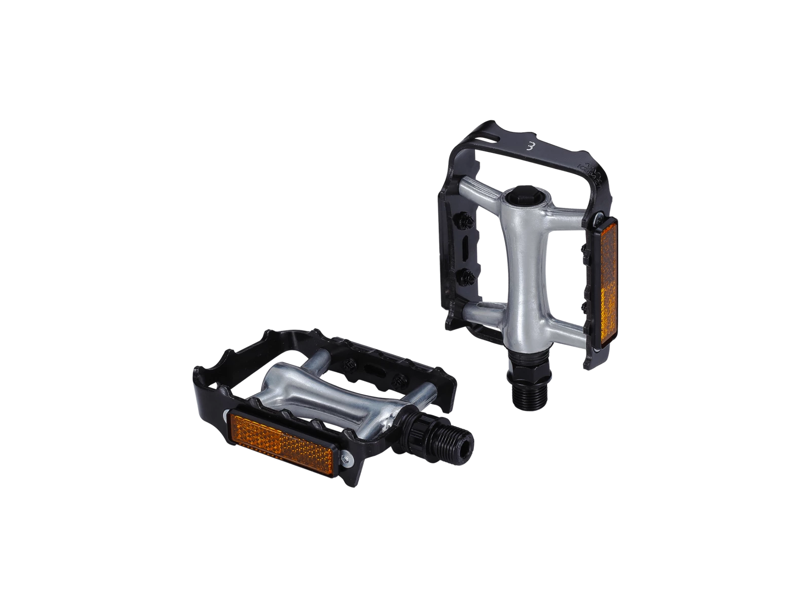 BBB ClassicRide - Pedaler - Alu 9/16 - Svart / Silver