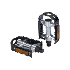 BBB Bigfeet - MTB Pedaler - Alu 9/16 - Svart / Silver