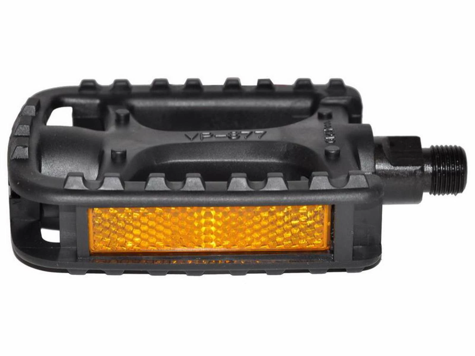 BikePartner - Pedaler 9/16 - Nylon - Svart Med Reflektor