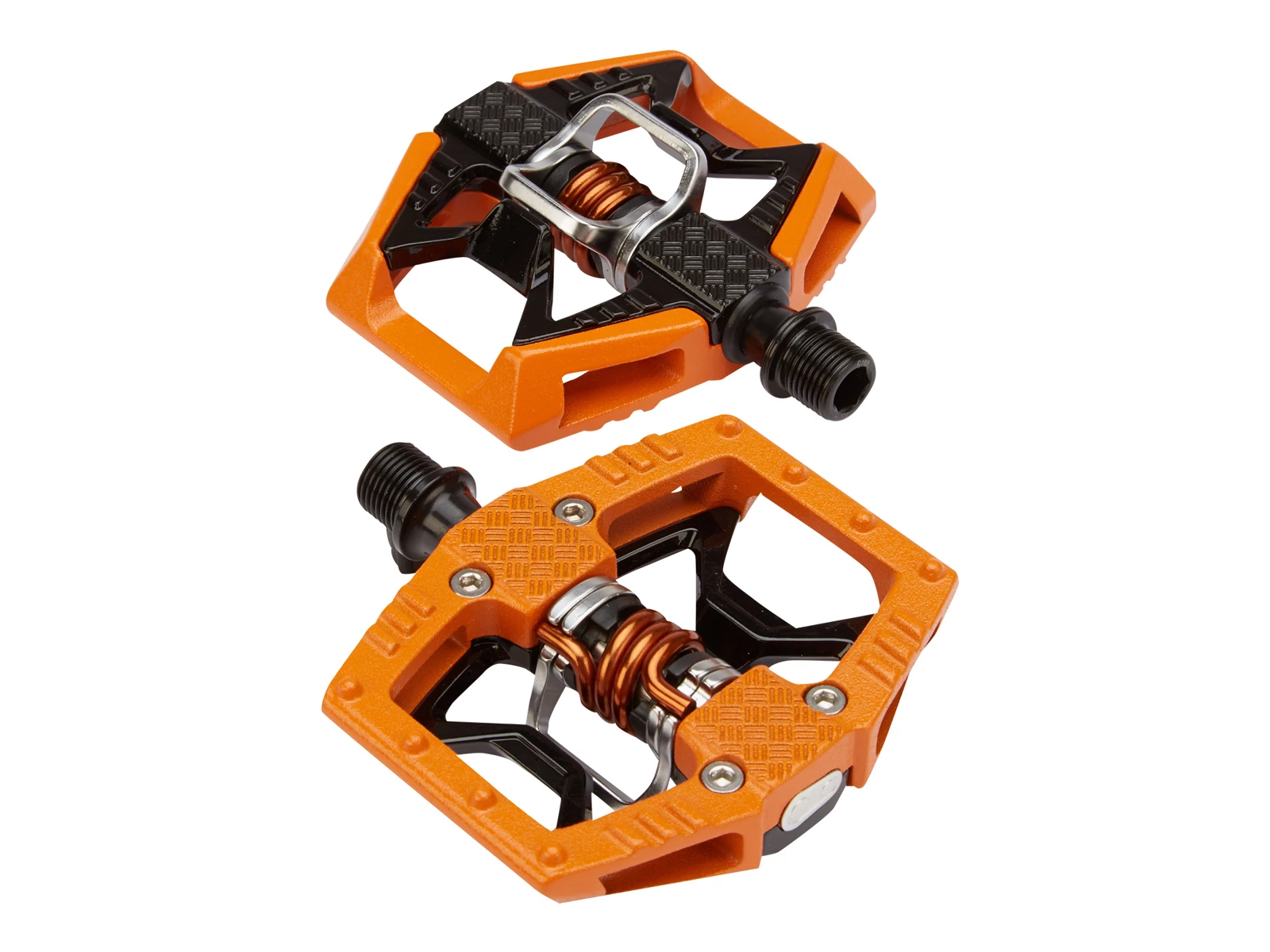Crankbrothers Double Shot - MTB Kombipedal - Orange/svart/silver