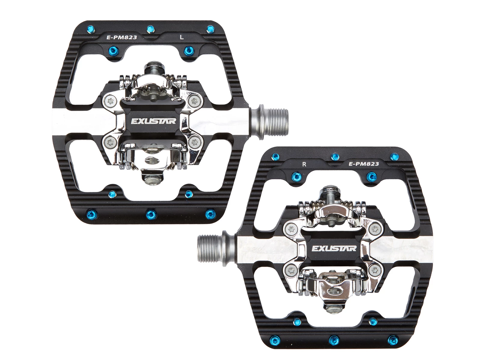 Exustar - Modell PM823 - Platformspedaler - SPD Platform