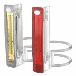 Knog Plus Twinpack - Cykelljusuppsättning - Transparent