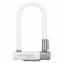 Kryptonite Bygellås - Kryptolok 2 Mini 7 - U-Lock 8,2x17,8 Cm - Vit