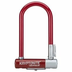 Kryptonite Bygellås - Kryptolok 2 Mini 7 - U-Lock 8,2x17,8 Cm - Merlot