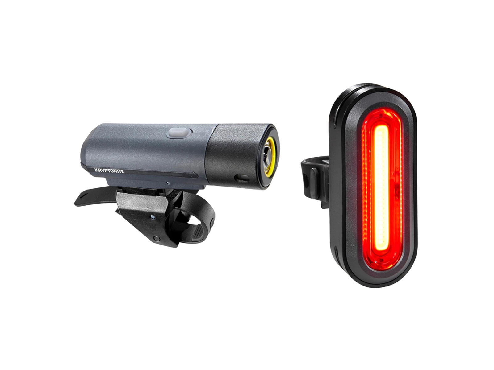 Kryptonite Alley F650 & Avenue R-75 - Cykelljusuppsättning - 650 Och 75 Lumen - Uppladdningsbar USB