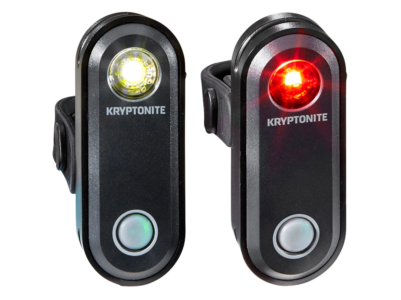 Kryptonite Avenue F-65 & R-30 S - Cykelljusuppsättning - 65 Och 30 Lumen - USB Uppladdningsbart
