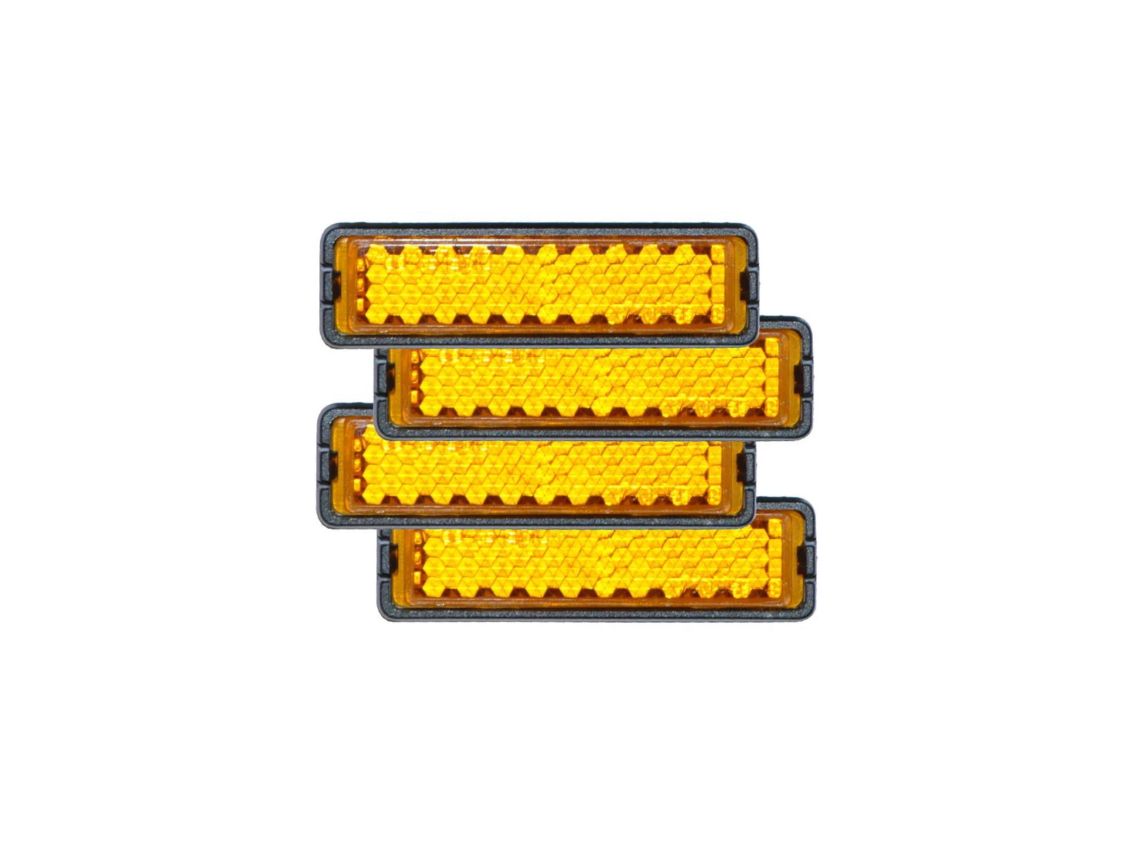 BikePartner Bike Partner - Pedalreflex - Plug-in - 4 St - Svart