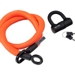 Texlock Eyelet U-LOCK - Cykellås - Textillås - Svart - 120 Cm