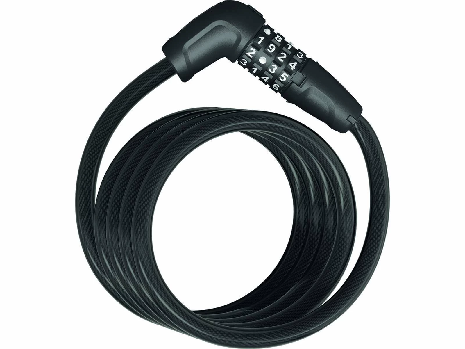 Abus Numero 5510C/180 - Spirallås - 180 Cm - Svart