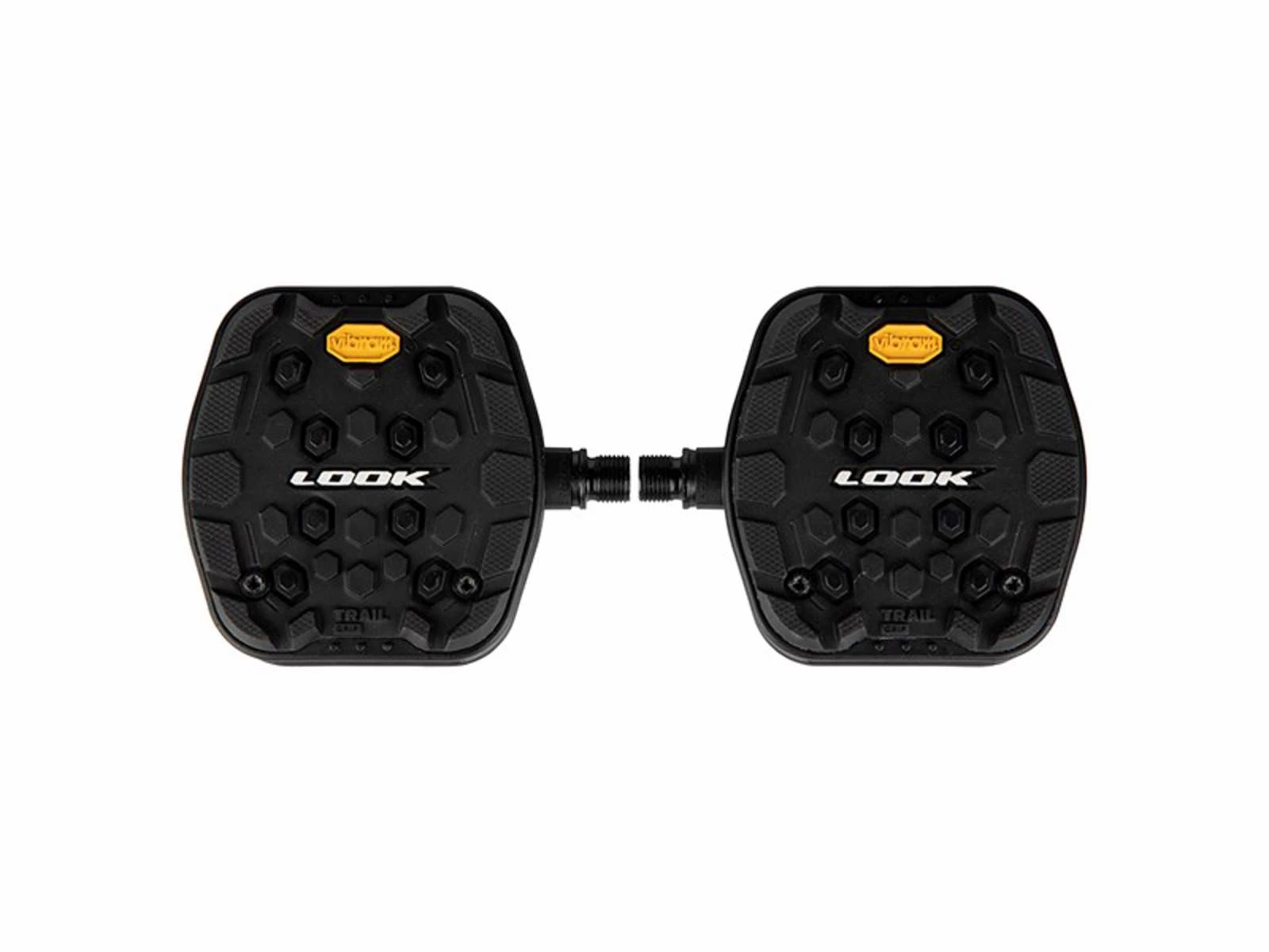 Look Trail Grip - Plattformspedaler - Vibram-beläggning - Svart